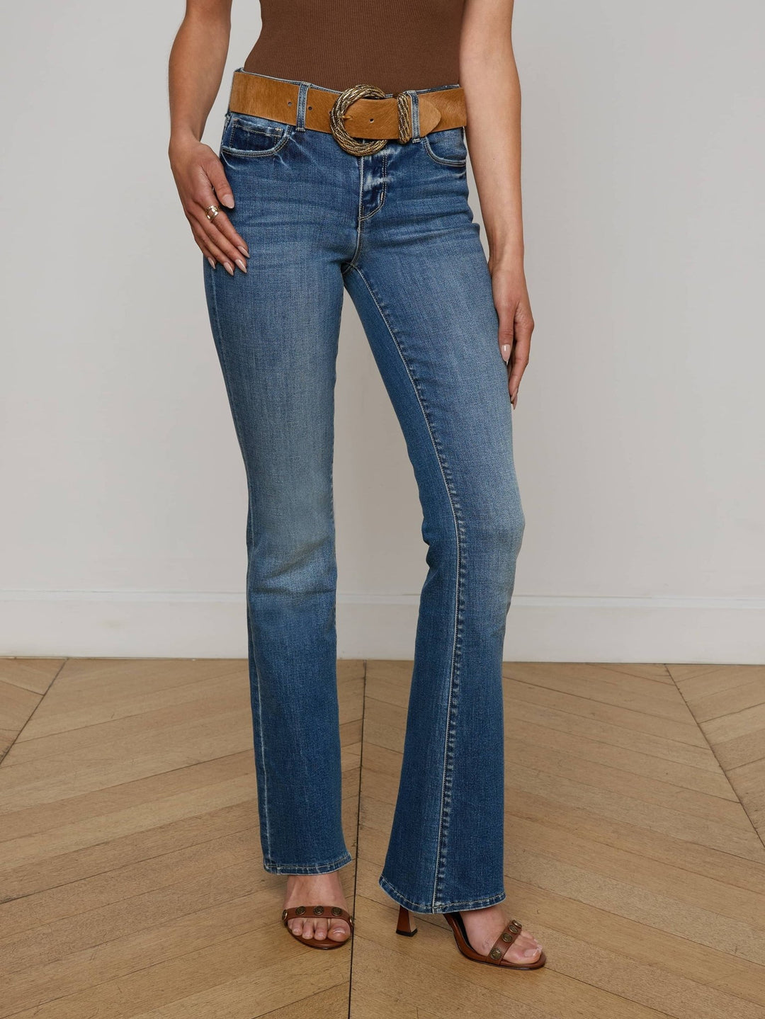 L'Agence - Cara Low - Rise Bootcut in Alvarez - Kalifornia Jean Bar