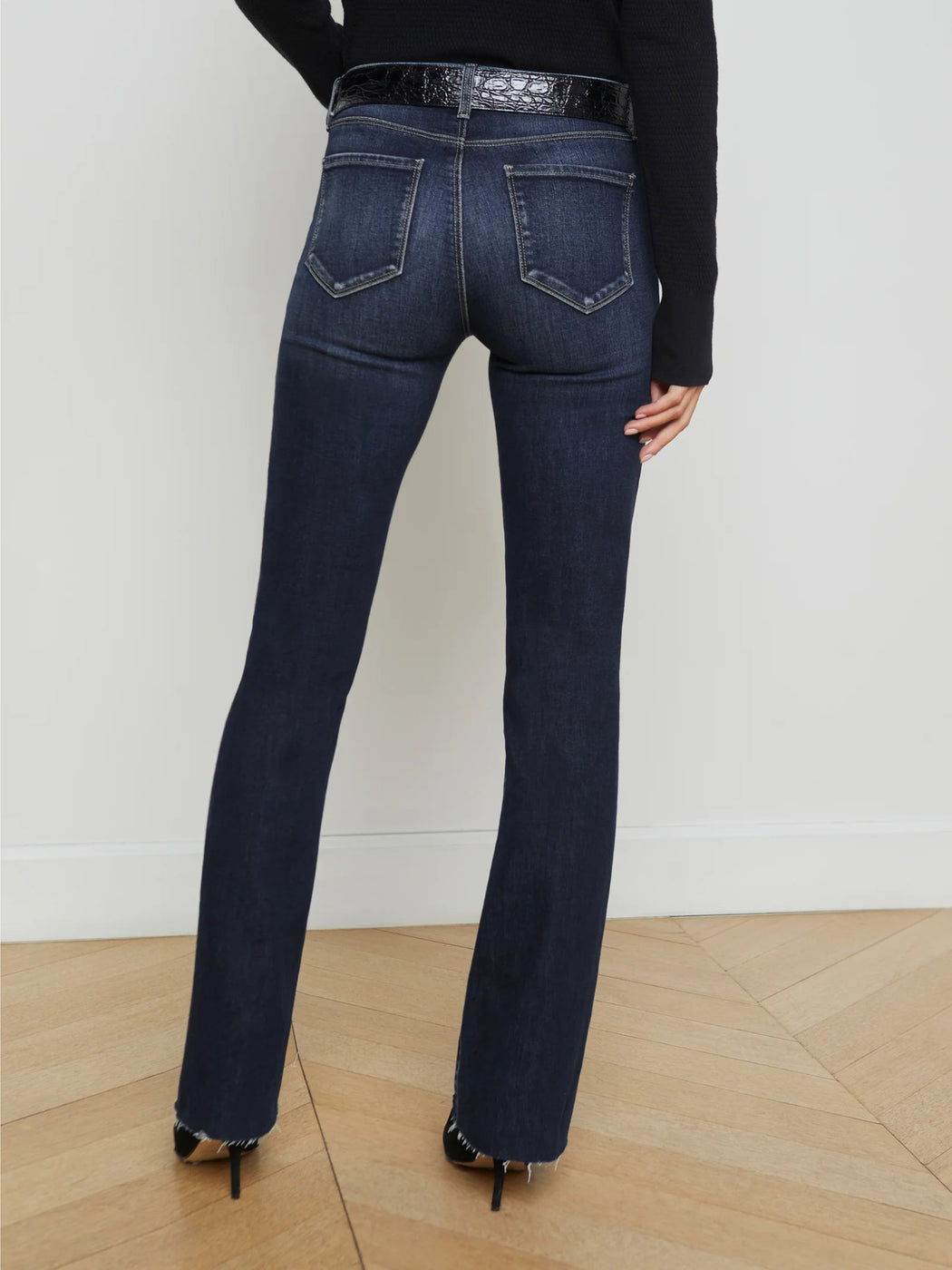 L'Agence - Crest Sneeker Straight Jean - Kalifornia Jean BarL'Agence - Crest Sneeker Straight Jean