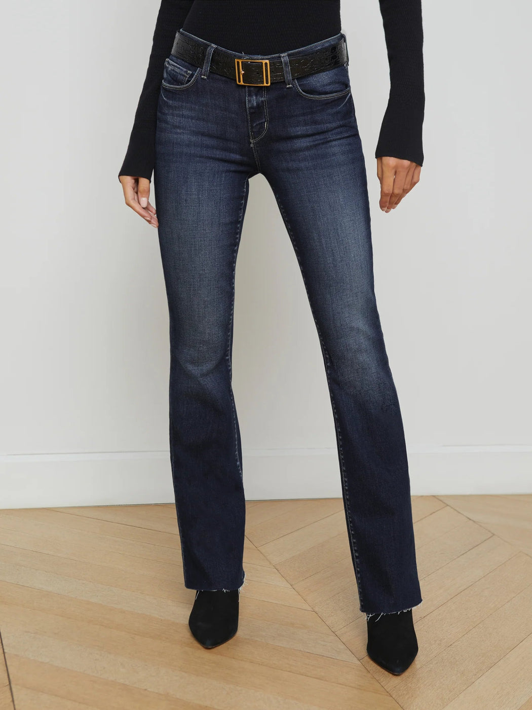 L'Agence - Crest Sneeker Straight Jean - Kalifornia Jean BarL'Agence - Crest Sneeker Straight Jean