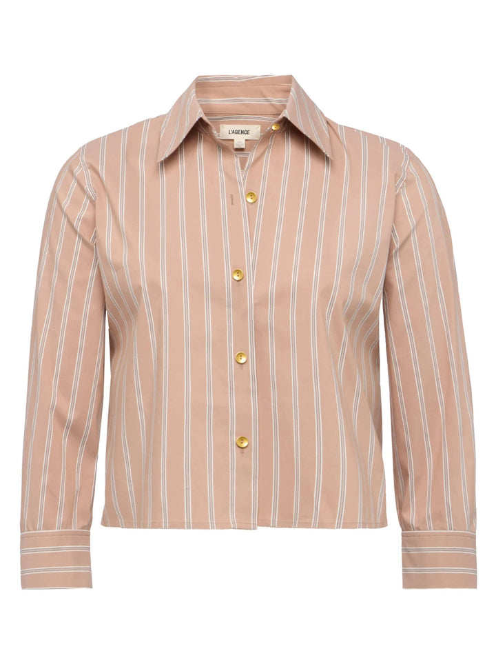 L’AGENCE - Fawn Blouse in Stripe Western Cards - Kalifornia Jean Bar