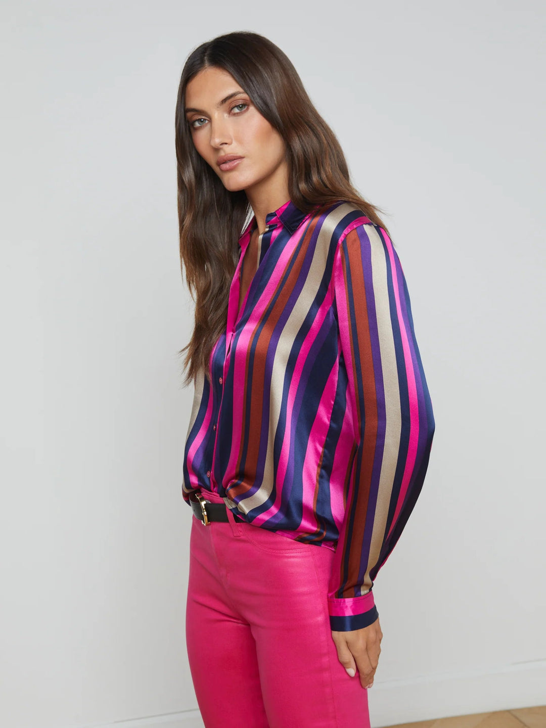 L'Agence - Ruby Tyler Silk Blouse - Kalifornia Jean Bar L'Agence - Ruby Tyler Silk Blouse