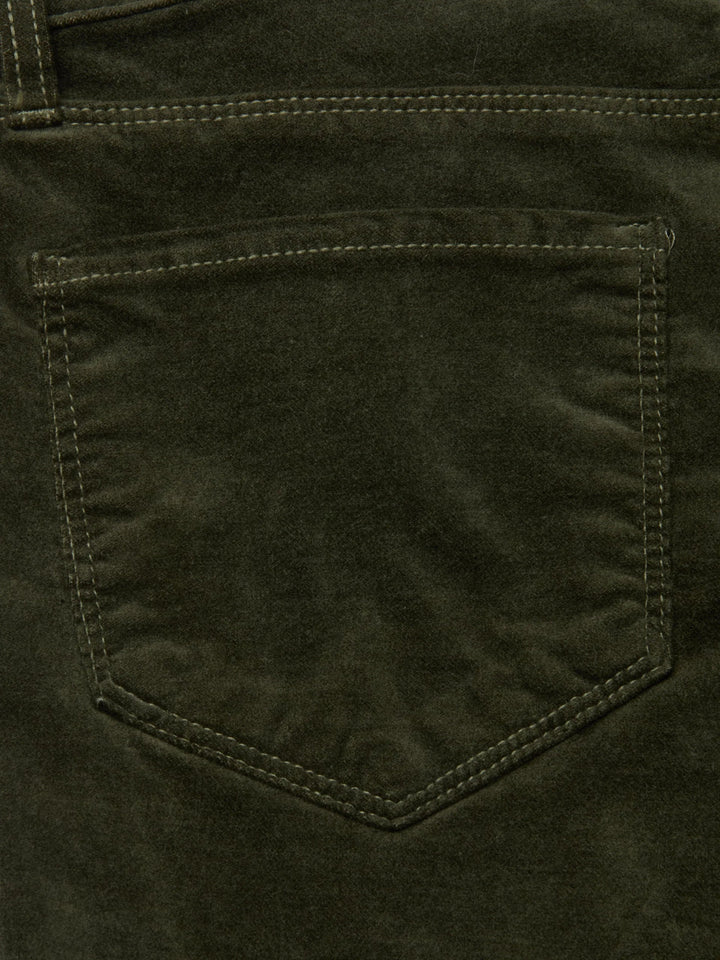 L'Agence - Stevie Velvet Jean Deep Olive - Kalifornia Jean Bar