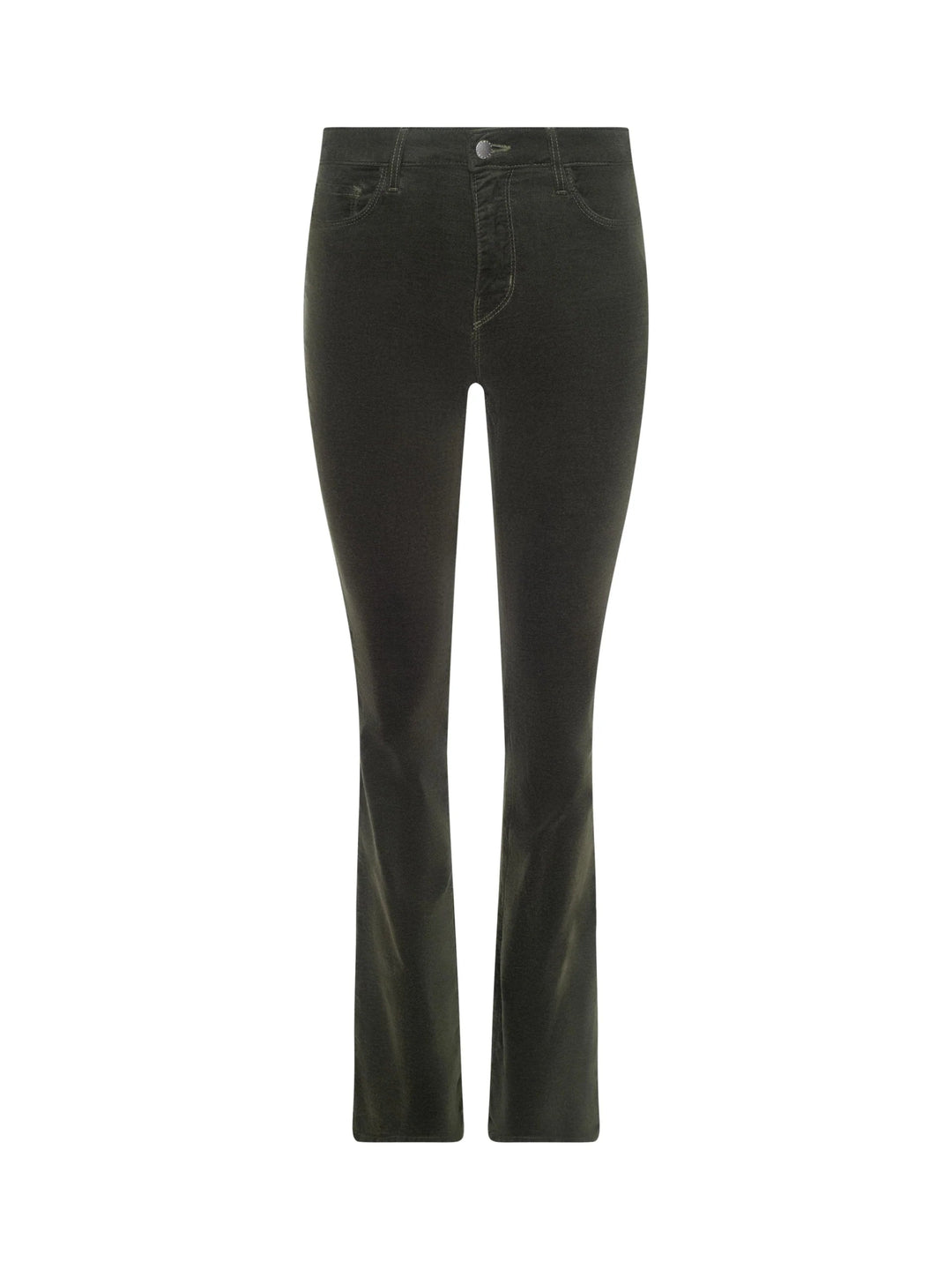 L'Agence - Stevie Velvet Jean Deep Olive - Kalifornia Jean Bar