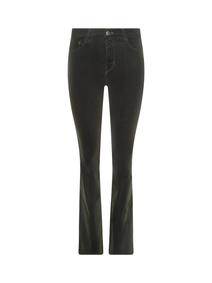 L'Agence - Stevie Velvet Jean Deep Olive - Kalifornia Jean Bar