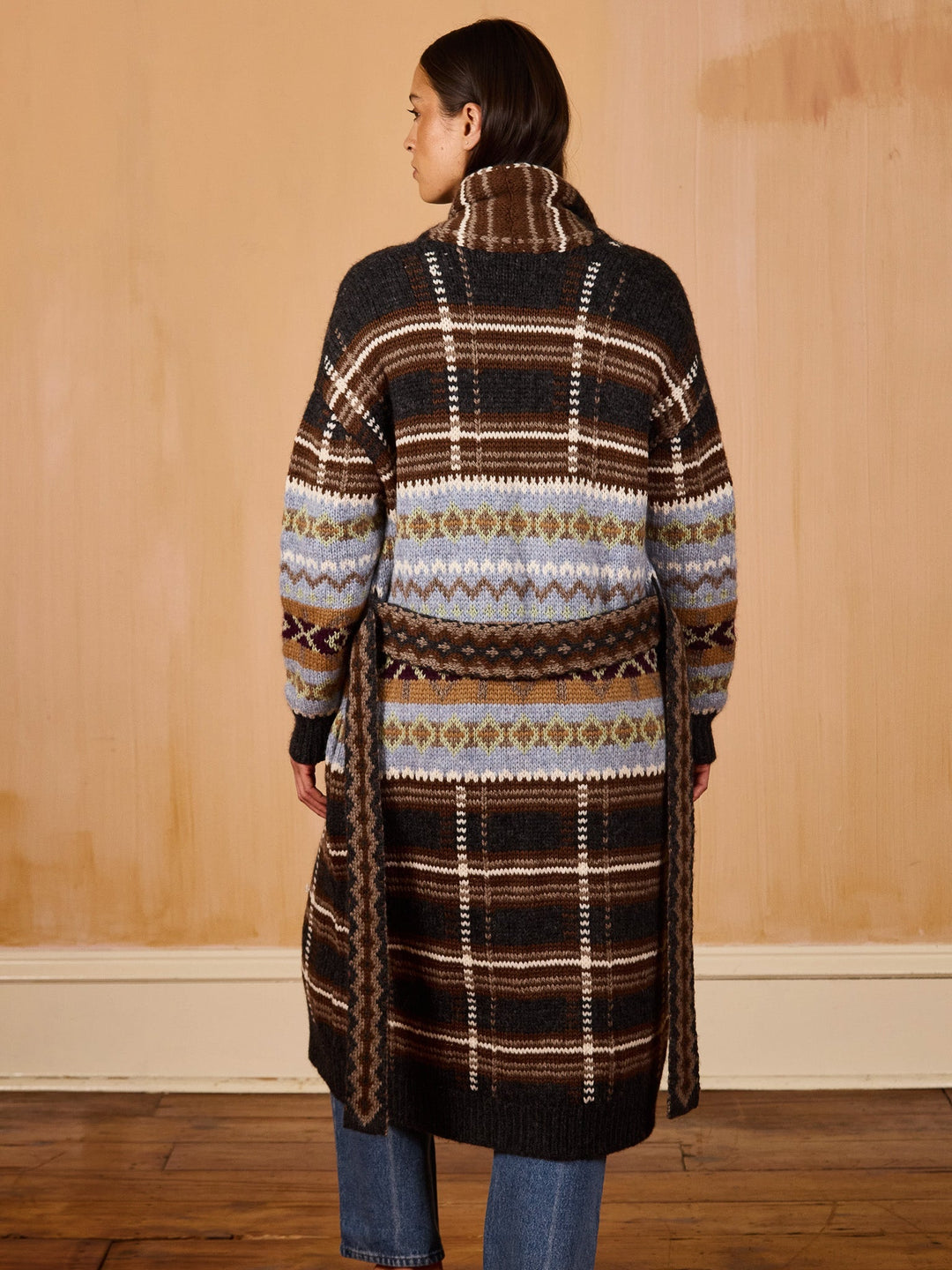Lingua Franca - Bianca Robe Black Plaid - Kalifornia Jean Bar