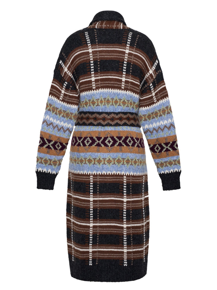 Lingua Franca - Bianca Robe Black Plaid - Kalifornia Jean Bar