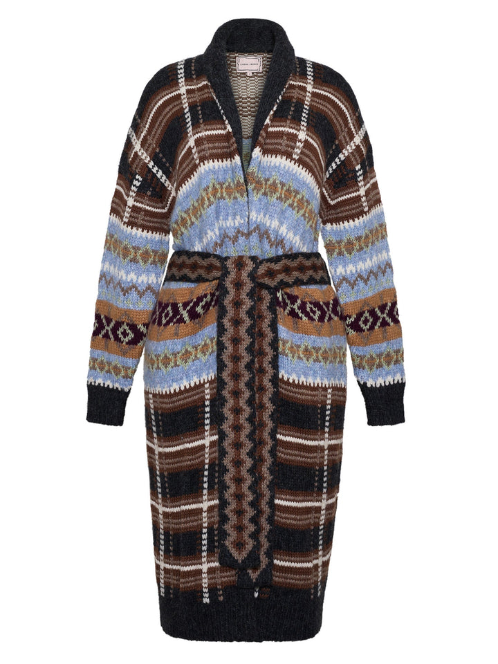 Lingua Franca - Bianca Robe Black Plaid - Kalifornia Jean Bar