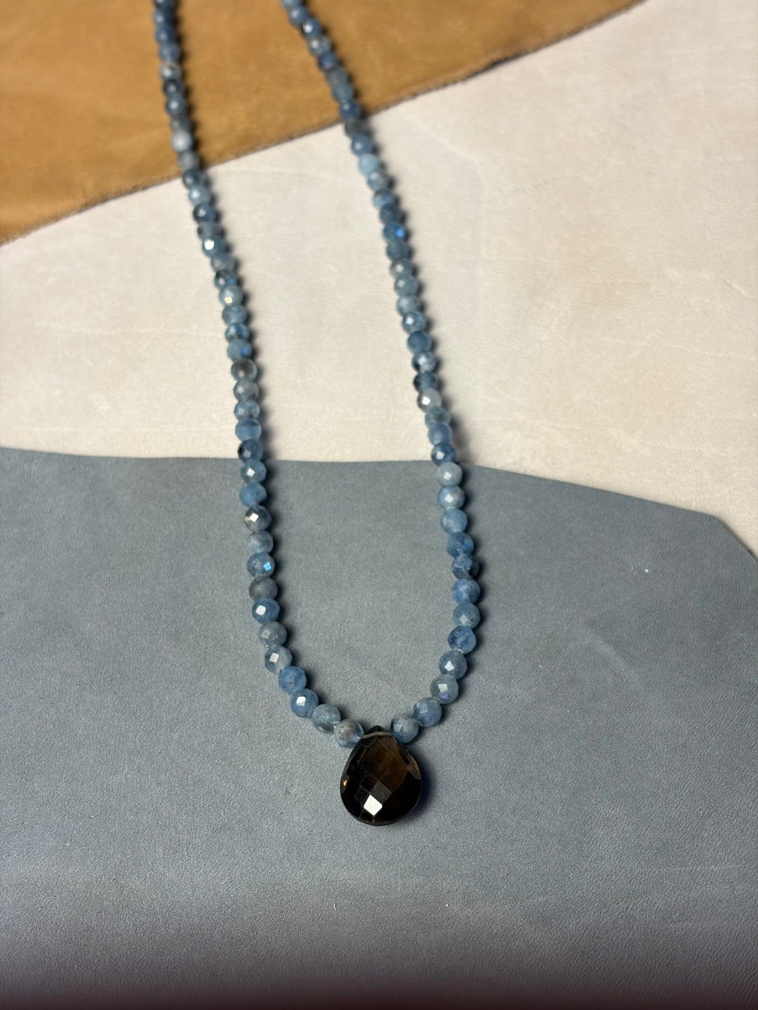 LivElle - Aquamarine w/ Darl Smoky Quartz - Kalifornia Jean Bar
