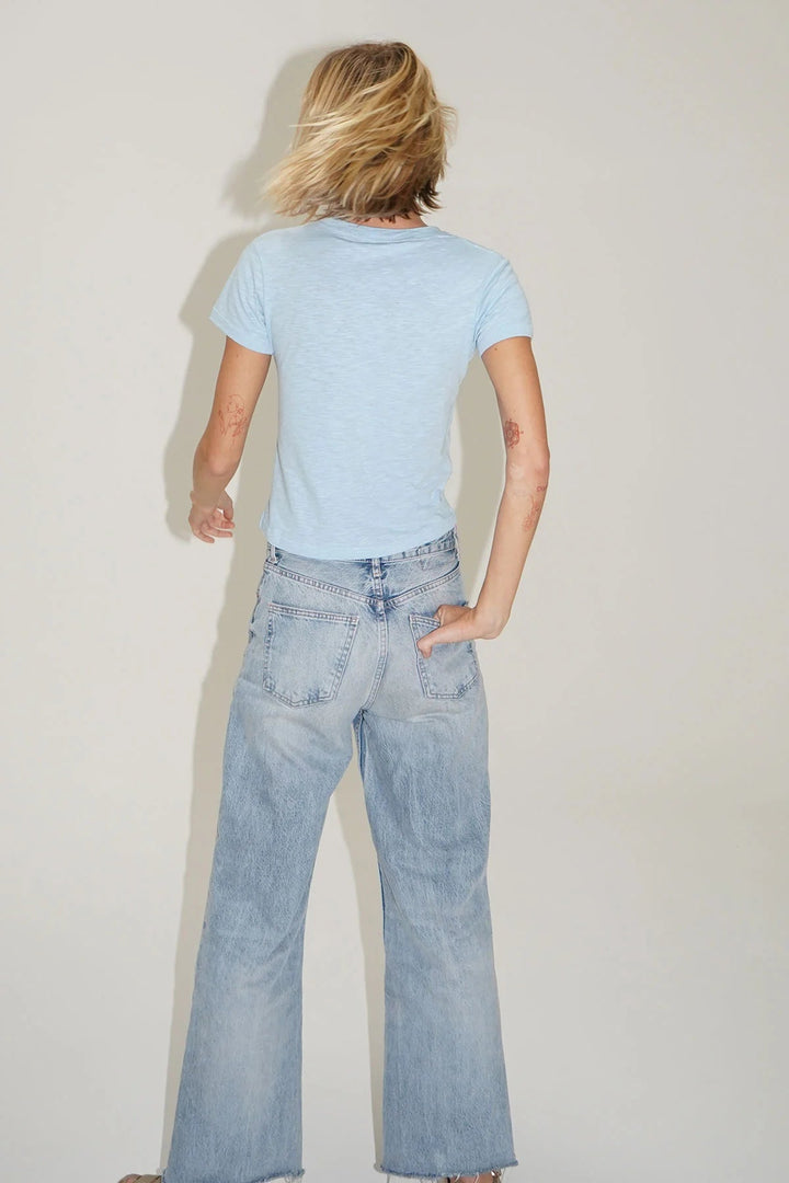 LNA - Baby Cotton Tee in Mirage Blue - Kalifornia Jean Bar