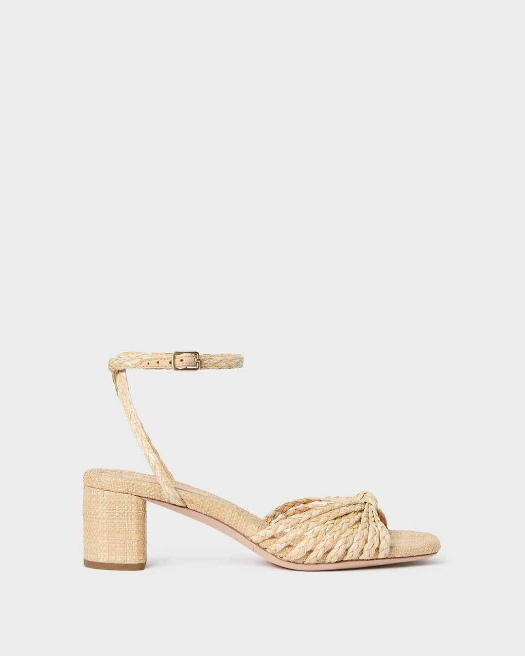Loeffler Randall - Riya Natural Knot Mid Heel Sandal - Kalifornia Jean Bar