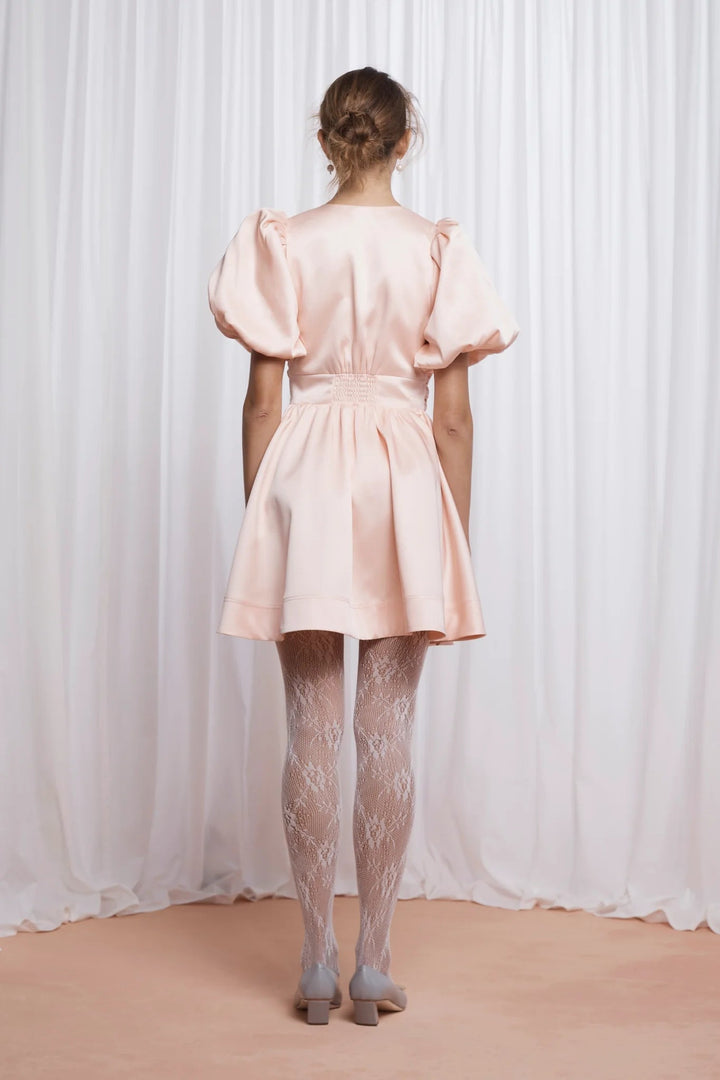 Lovaan - Devon Mini Dress in Pink - Kalifornia Jean Bar