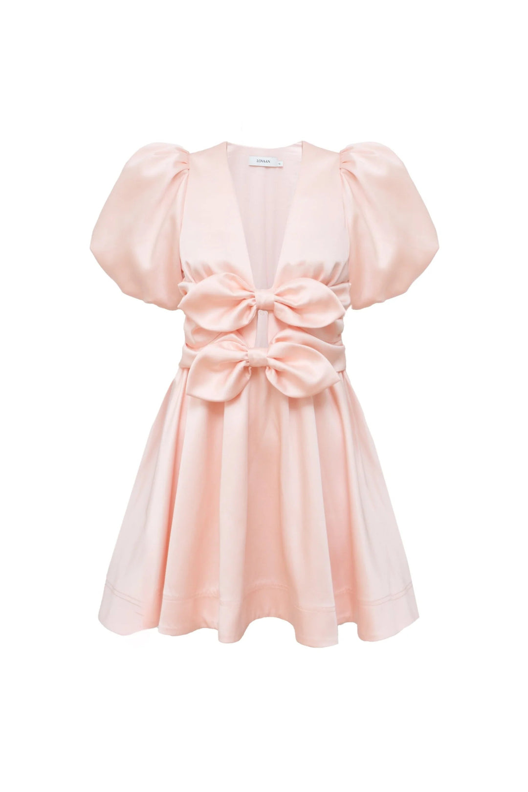 Lovaan - Devon Mini Dress in Pink - Kalifornia Jean Bar