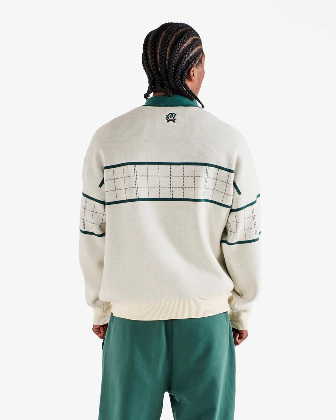 Malbon - Bennett Plaid Sweater Heather Ivory - Kalifornia Jean Bar