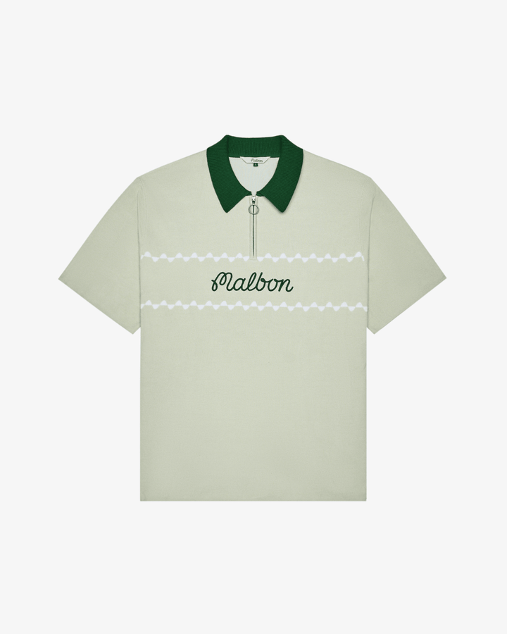 Malbon - Benny Polo Green Tint - Kalifornia Jean Bar
