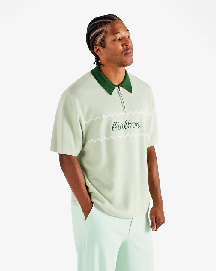Malbon - Benny Polo Green Tint - Kalifornia Jean Bar