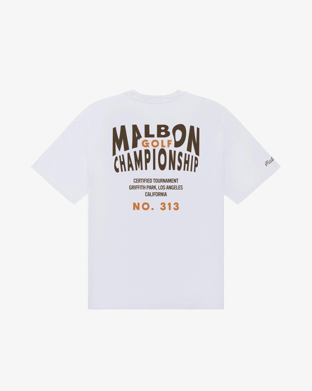 Malbon - Bermuda Championship Tee in White - Kalifornia Jean Bar
