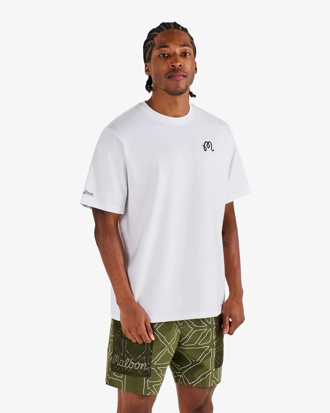 Malbon - Bermuda Championship Tee in White - Kalifornia Jean Bar
