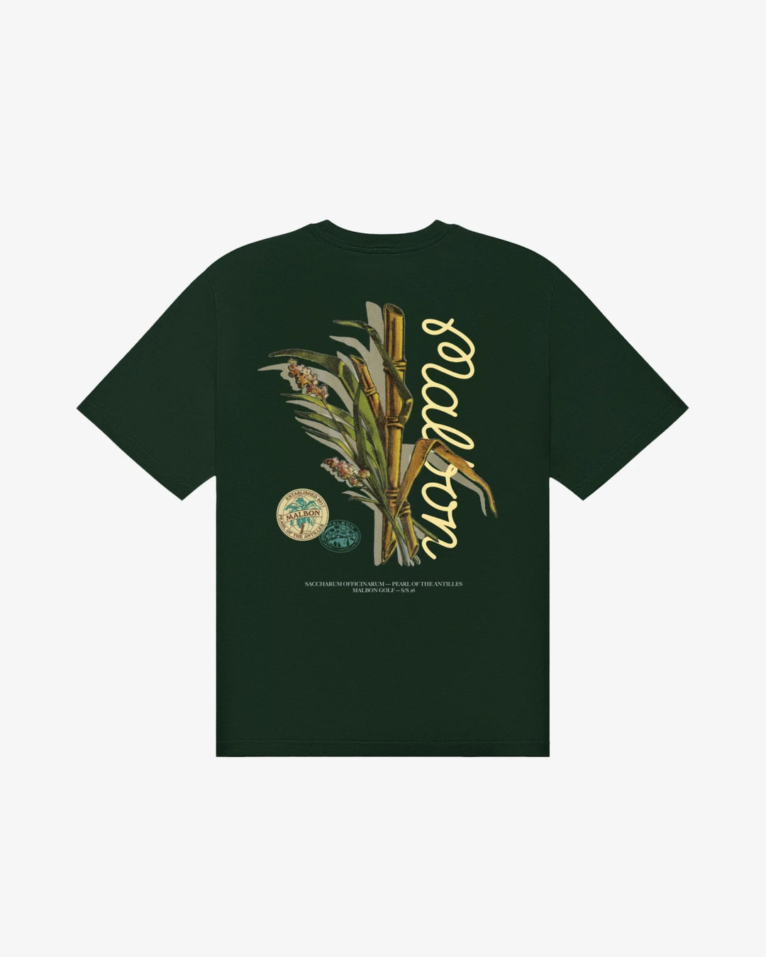 Malbon - Bermuda Origin Tee in Cream - Kalifornia Jean Bar