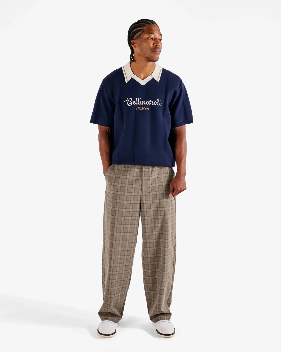 Malbon - Bettinardi Knit Polo in Maritime Blue - Kalifornia Jean Bar