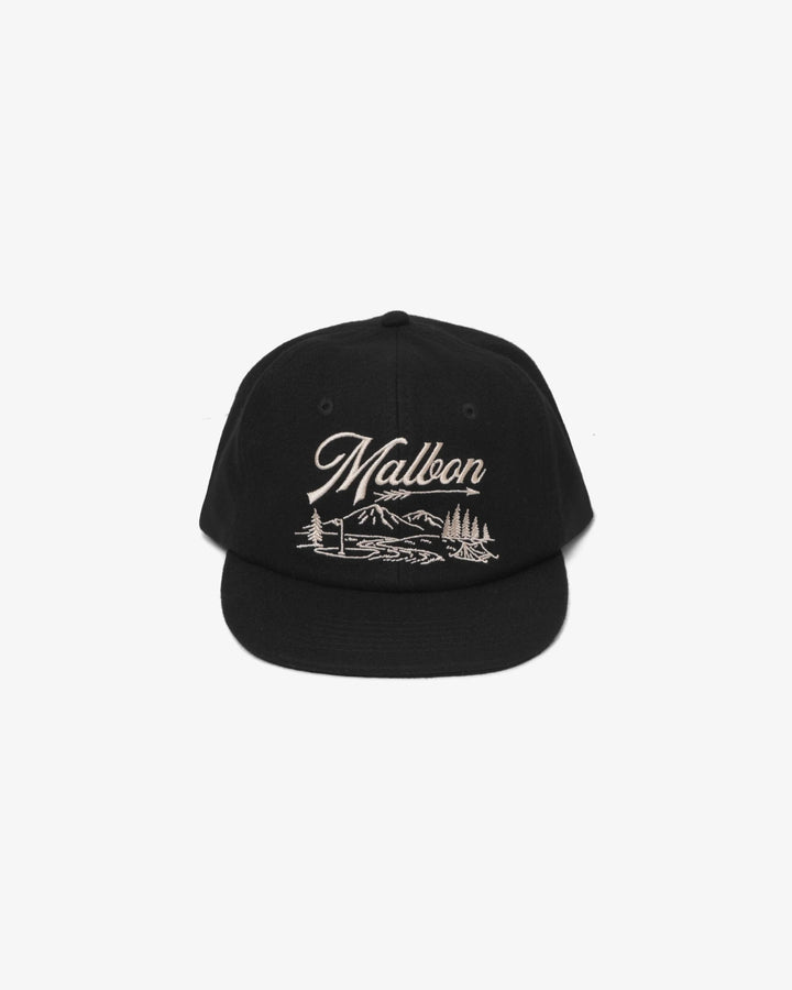 Malbon - Black Highland Wool Painters Hat - Kalifornia Jean BarMalbon - Black Highland Wool Painters HatHat