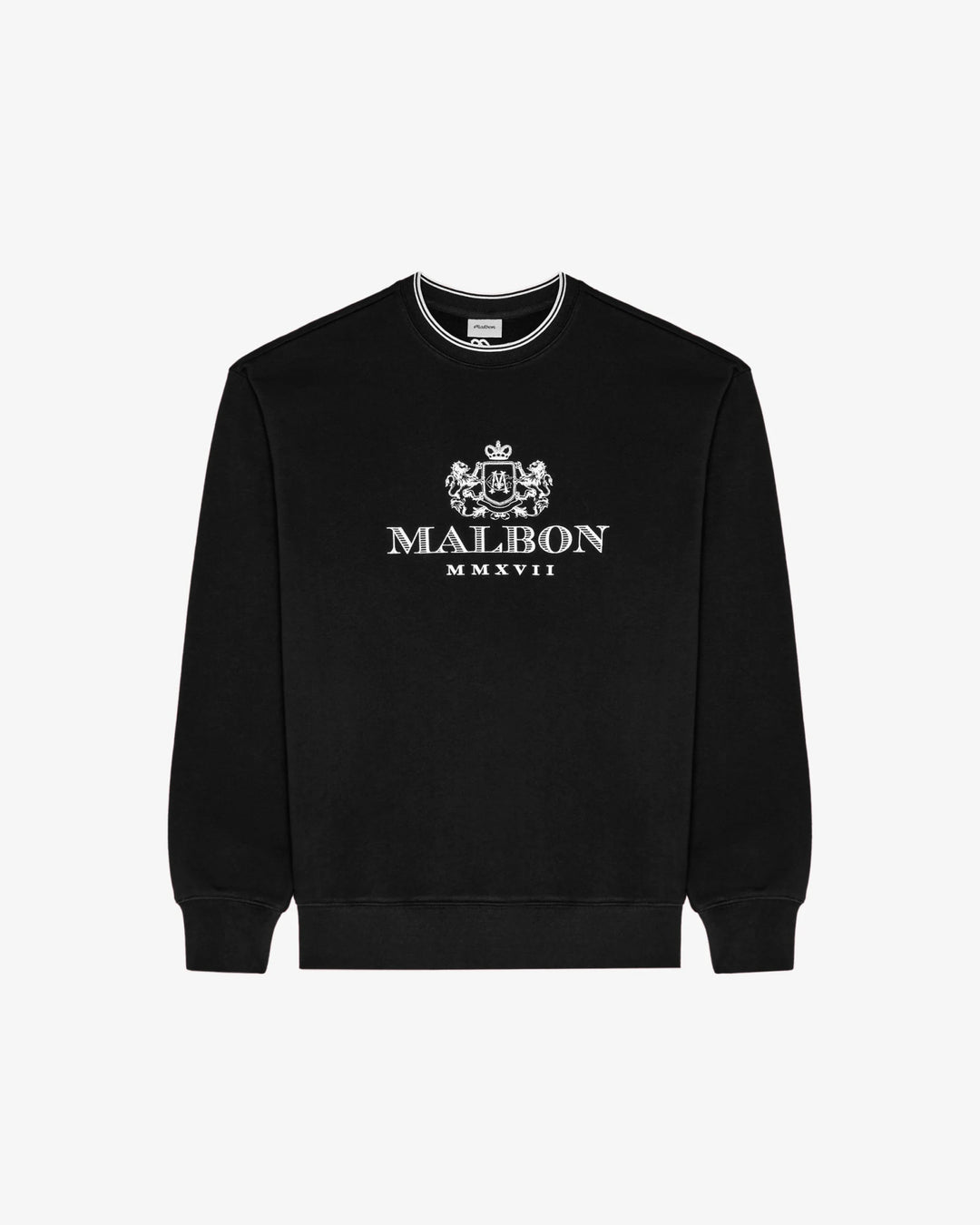 Malbon - Black Monarch Crewneck - Kalifornia Jean Bar
