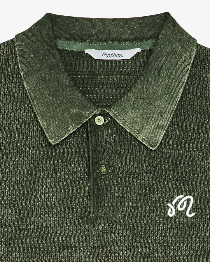 Malbon - Brickwork Polo Rifle Green - Kalifornia Jean Bar