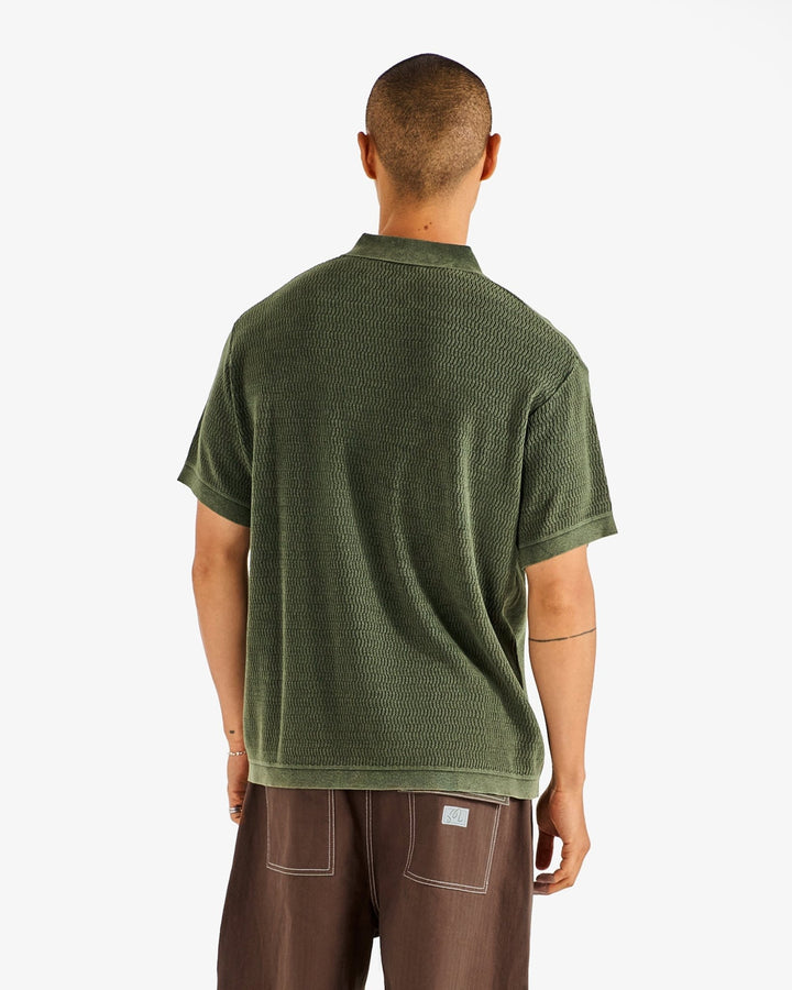 Malbon - Brickwork Polo Rifle Green - Kalifornia Jean Bar