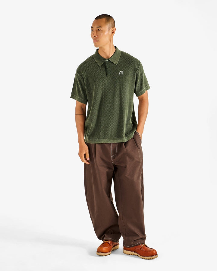 Malbon - Brickwork Polo Rifle Green - Kalifornia Jean Bar