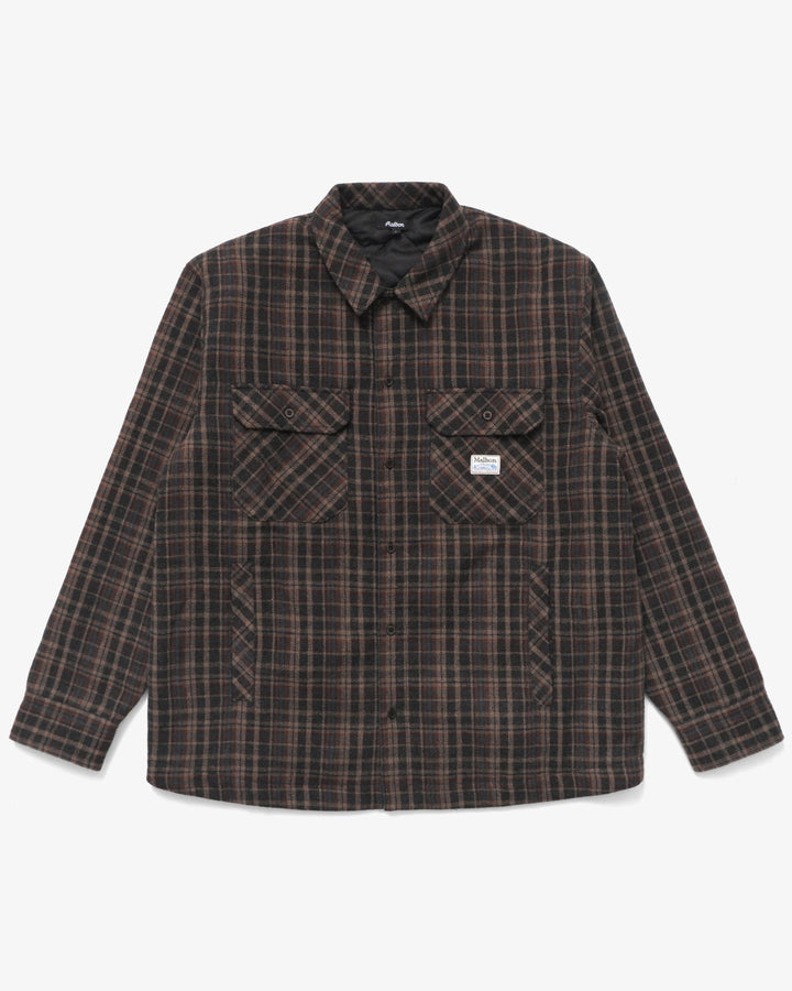 Malbon - Brown Colton Quilted Flannel - Kalifornia Jean Bar