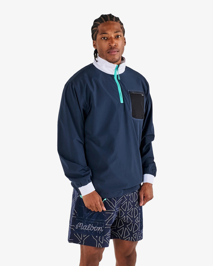 Malbon - Cascade Windshirt in Midnight - Kalifornia Jean Bar