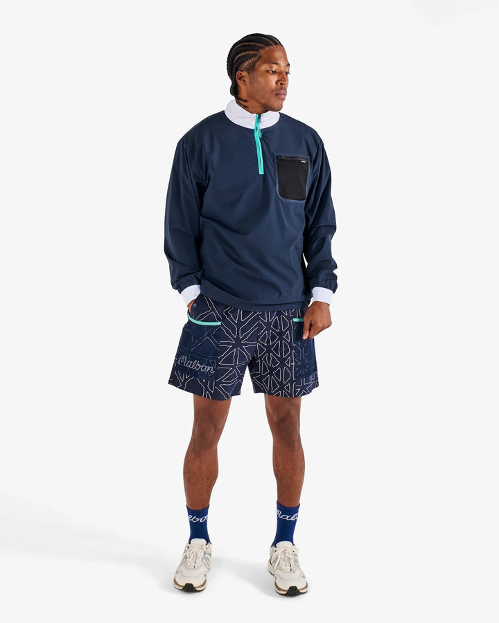 Malbon - Cascade Windshirt in Midnight - Kalifornia Jean Bar