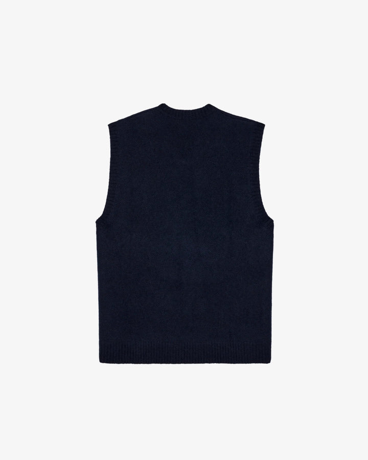 Malbon - Domenica Vest in Navy - Kalifornia Jean Bar