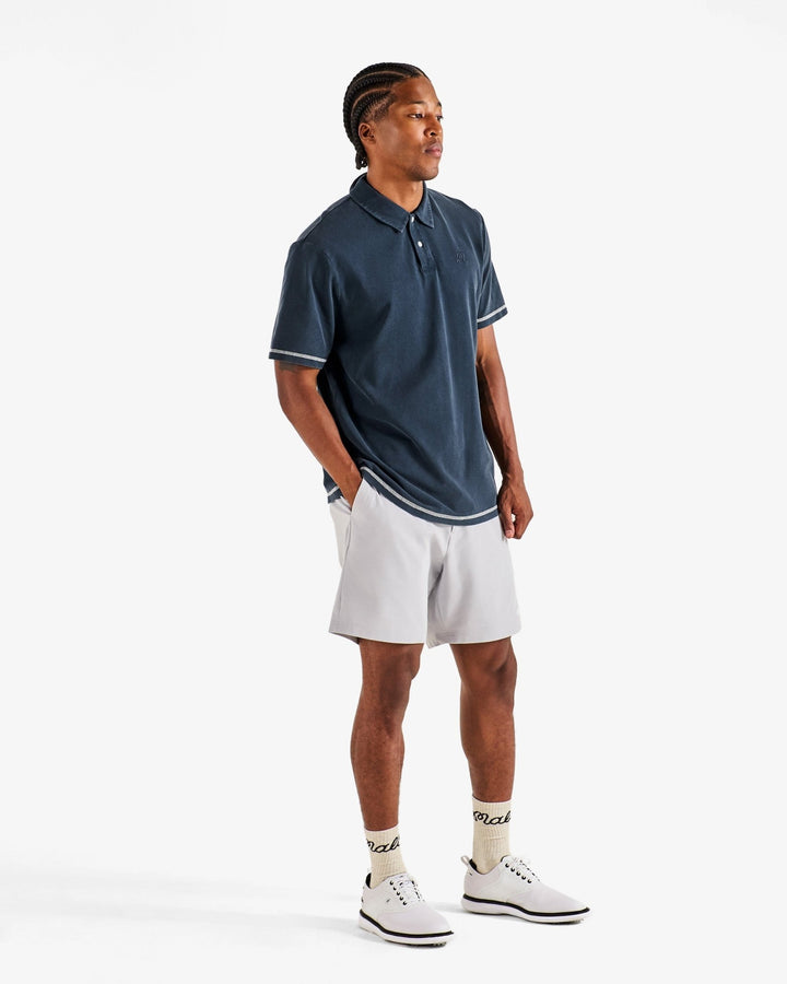 Malbon - Fairway Overdyed Polo Blueberry - Kalifornia Jean Bar