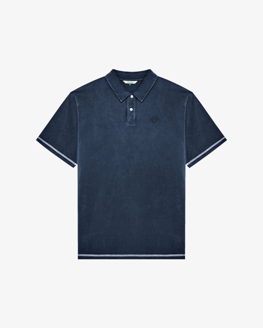 Malbon - Fairway Overdyed Polo Blueberry - Kalifornia Jean Bar
