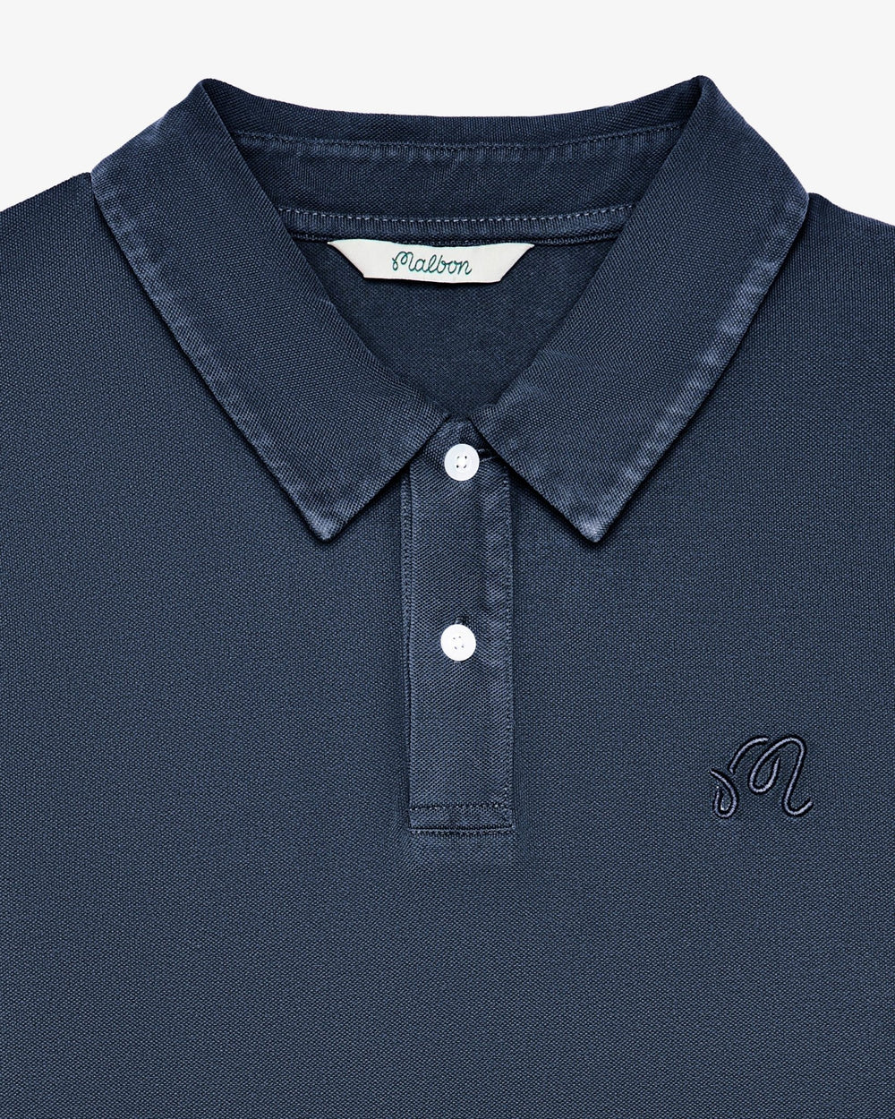 Malbon - Fairway Overdyed Polo Blueberry - Kalifornia Jean Bar