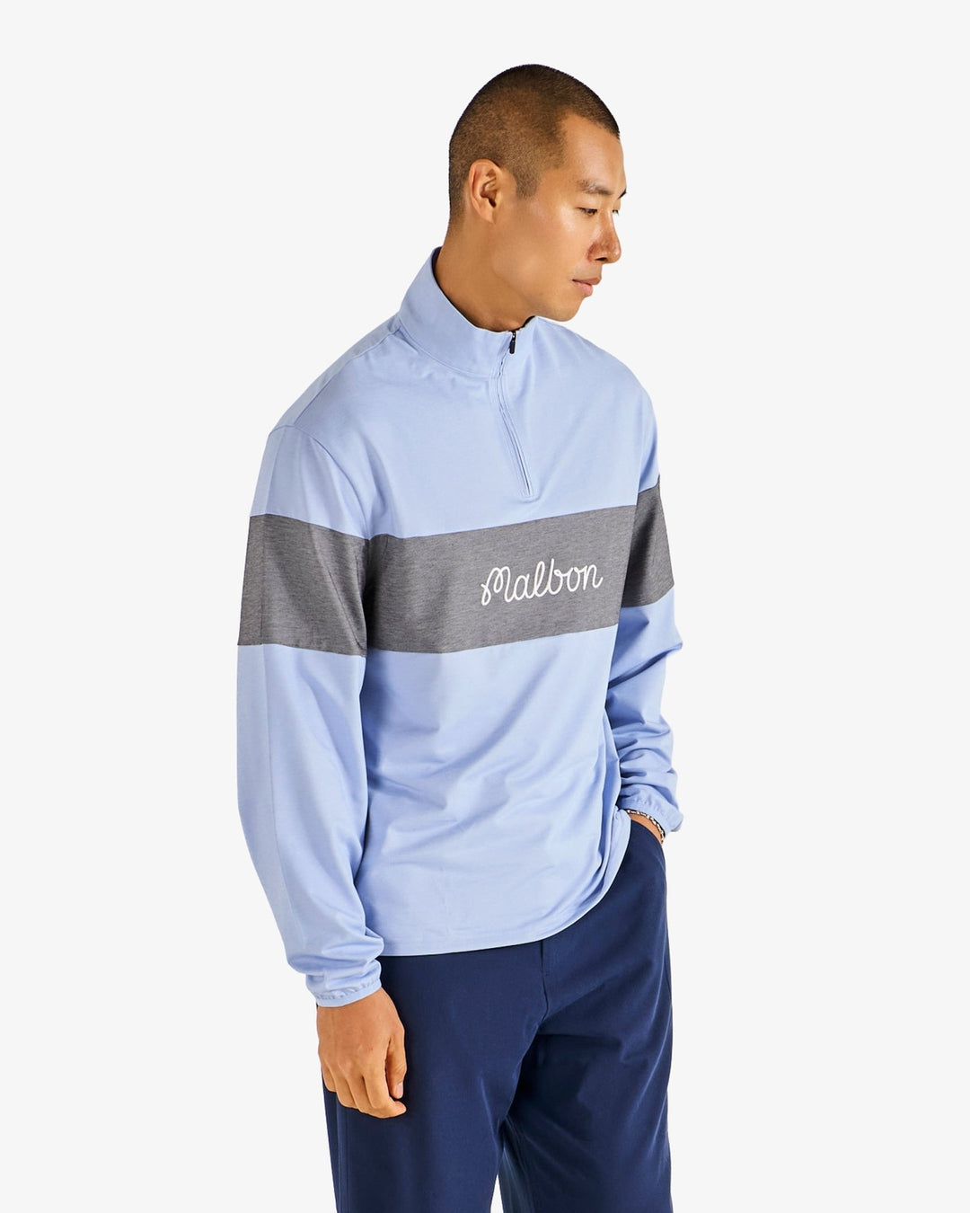 Malbon - Horizon Pullover Blue Chambray - Kalifornia Jean Bar