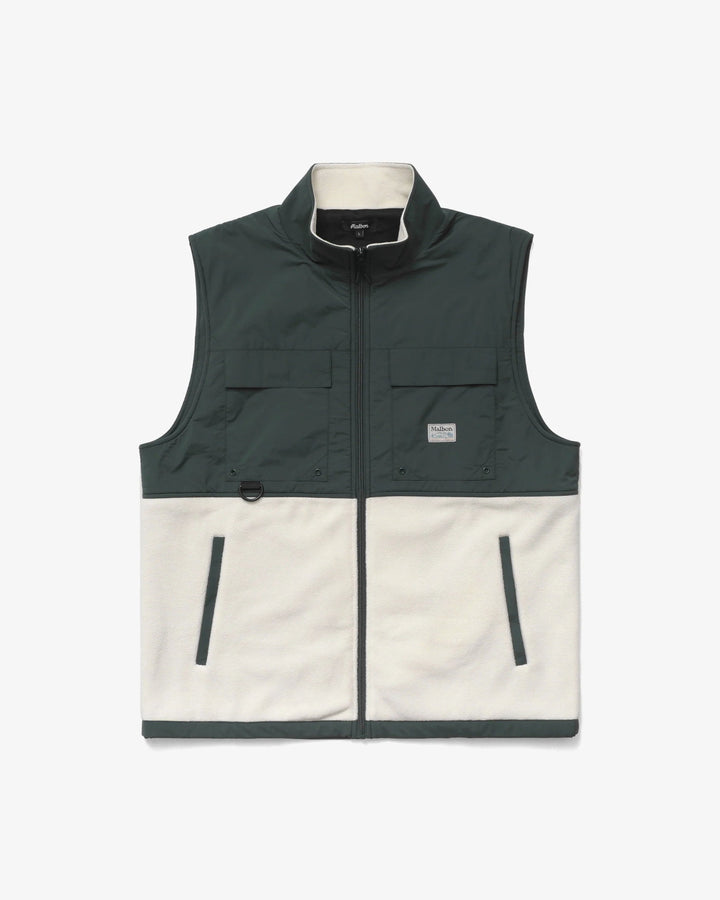 Malbon - Ivory Backcountry Polar Fleece Vest - Kalifornia Jean BarMalbon - Ivory Backcountry Polar Fleece Vest