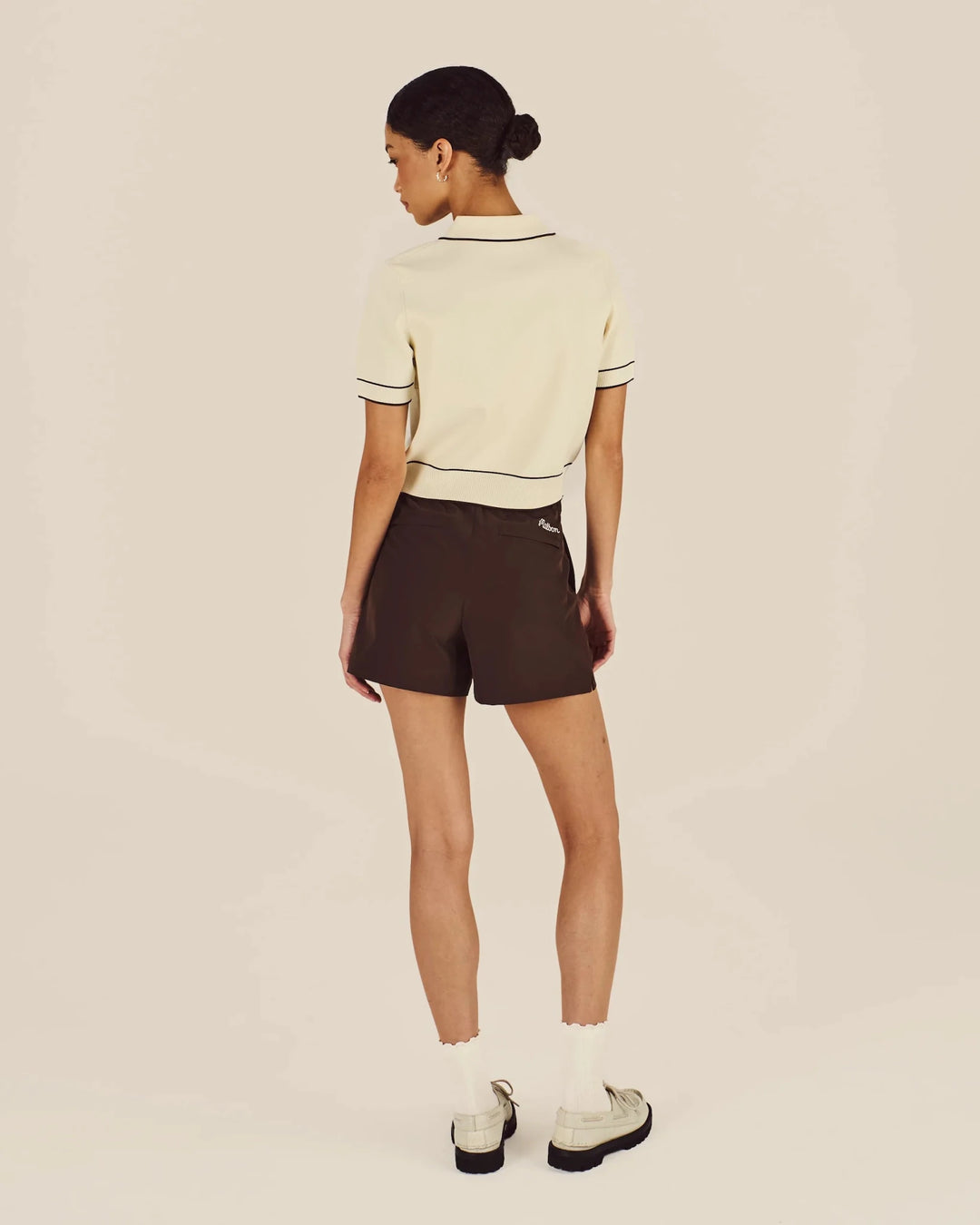 Malbon - Jacqueline Polo in Cream - Kalifornia Jean Bar