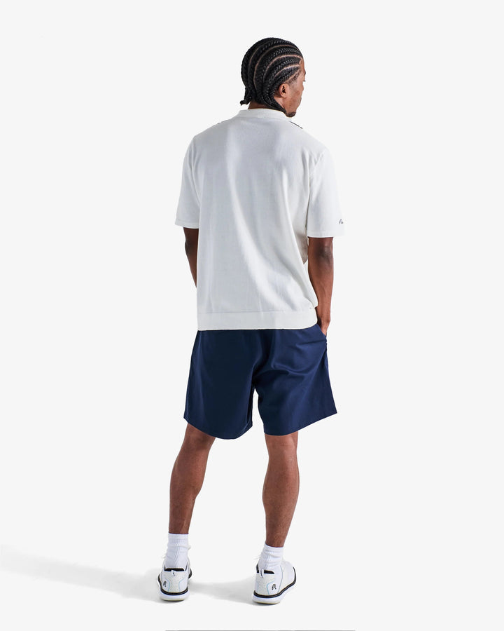 Malbon - Jude Knit Polo in Ivory - Kalifornia Jean Bar