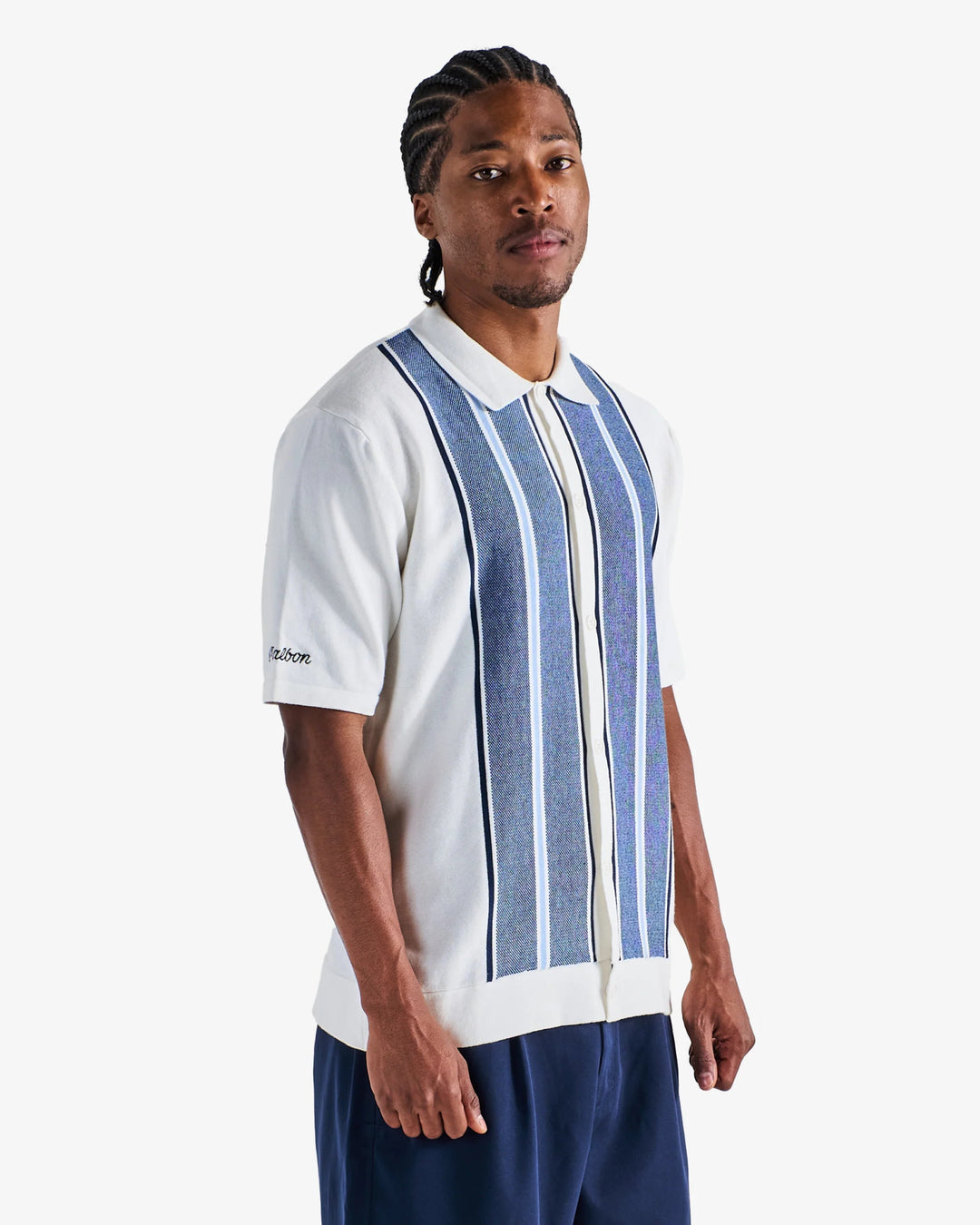 Malbon - Jude Knit Polo in Ivory - Kalifornia Jean Bar