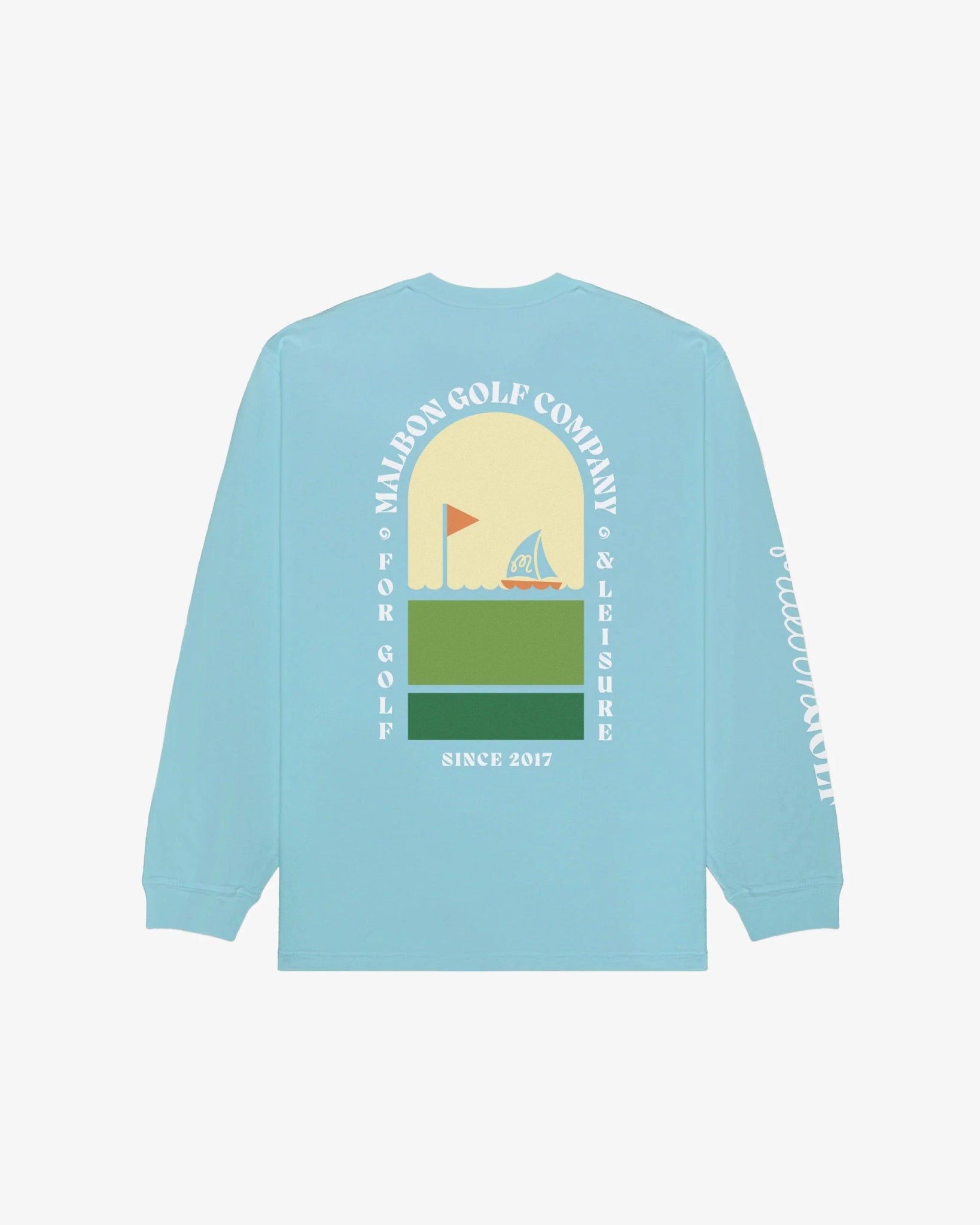 ★MALBON Golf★MARINA LONG SLEEVE T-SHIRT★3カラー★ゴルフ Malbon Golf Marina LS Tee White | TRENDYGOLF USA