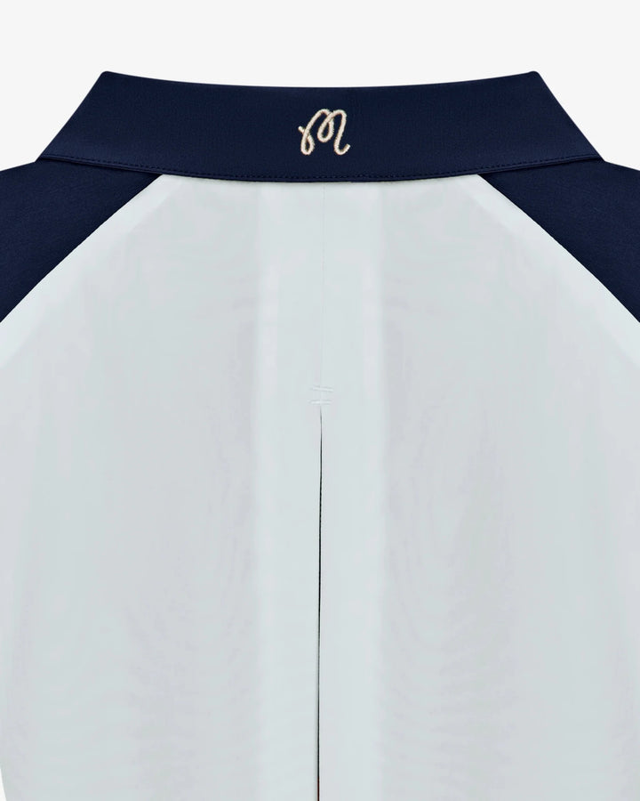 Malbon - Marina Windshirt in White/Midnight - Kalifornia Jean Bar