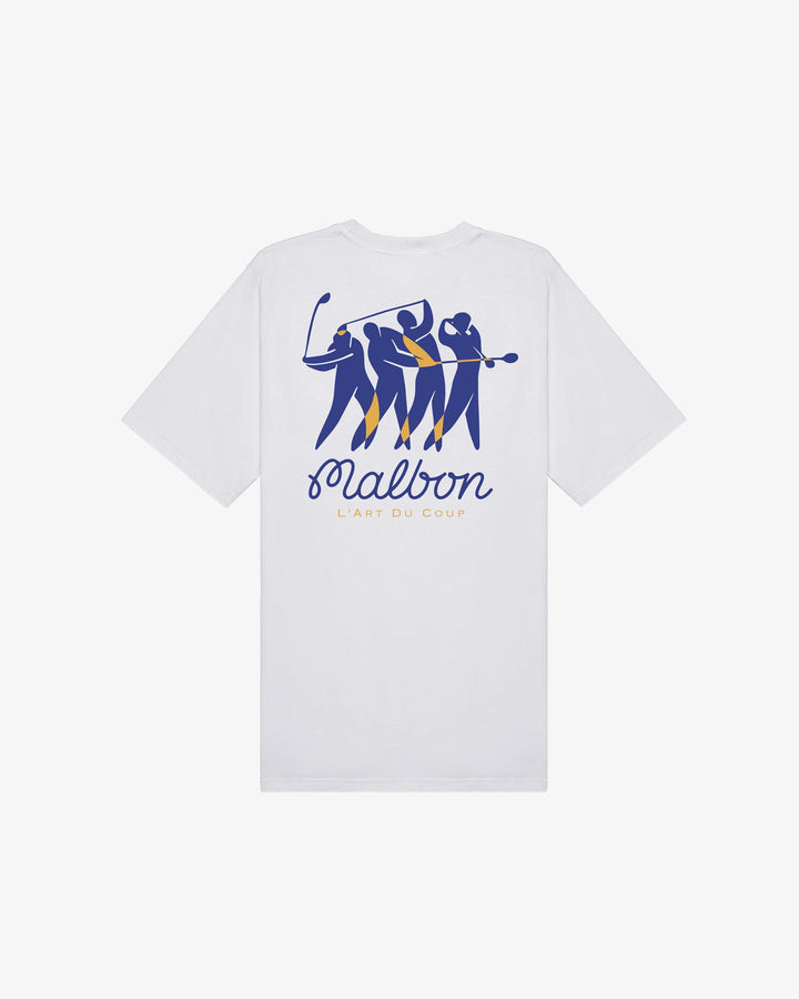 Malbon - MATISSE T - SHIRT IN WHITE - Kalifornia Jean Bar