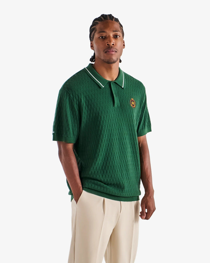 Malbon - Myrtle Crest Knit Polo - Kalifornia Jean Bar
