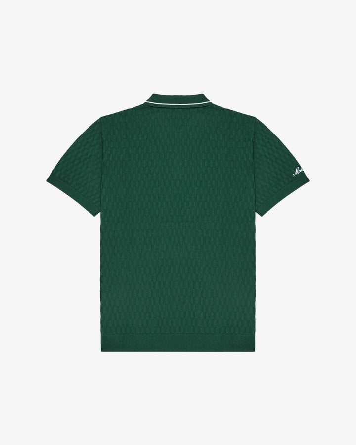 Malbon - Myrtle Crest Knit Polo - Kalifornia Jean Bar