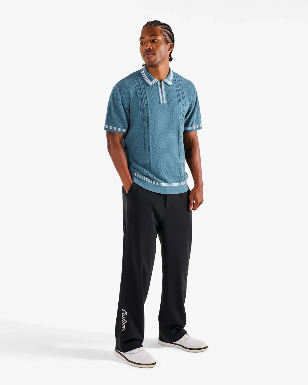 Malbon - Navarro Polo Aegean Blue - Kalifornia Jean Bar