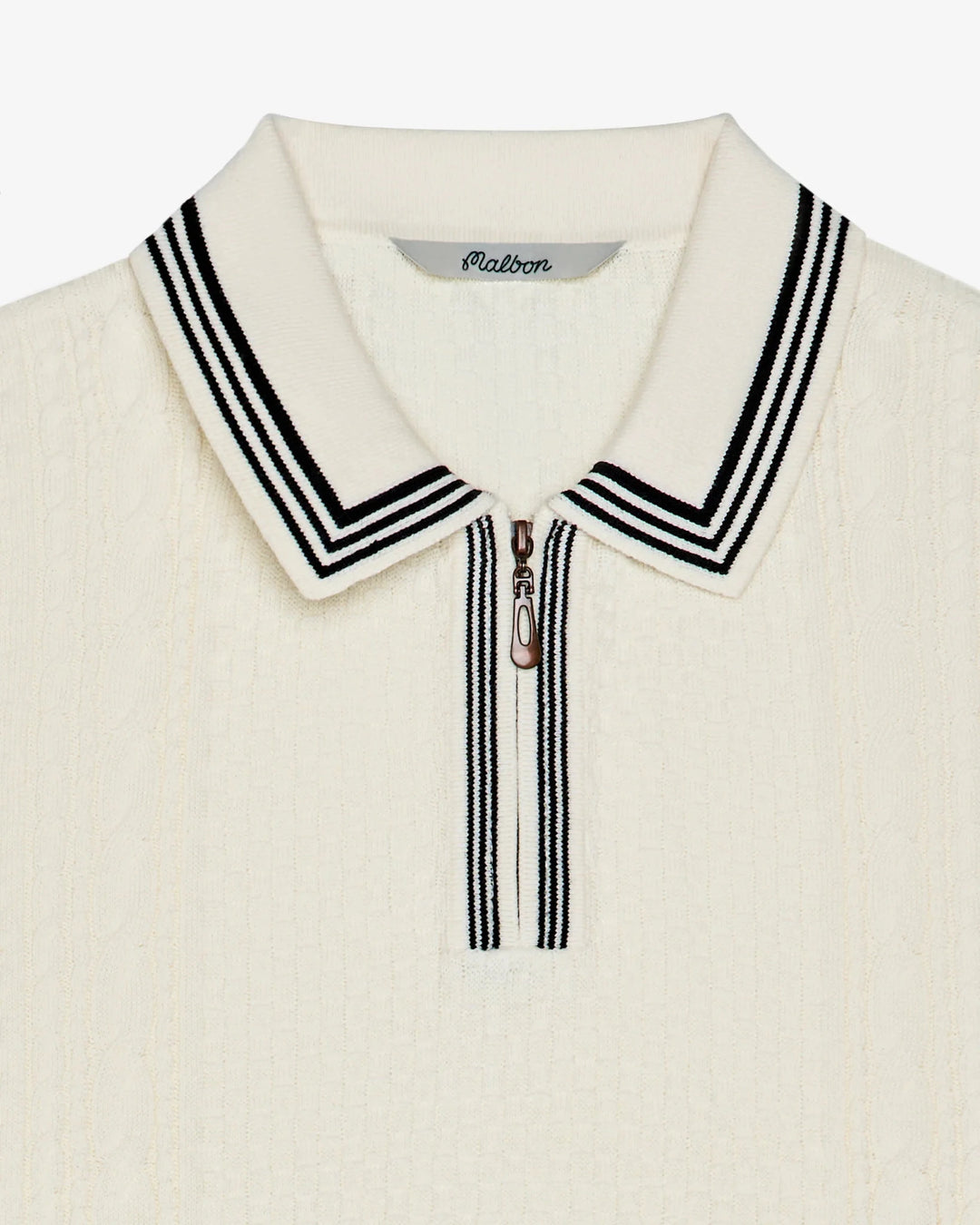Malbon - Navarro Polo in Cream - Kalifornia Jean Bar