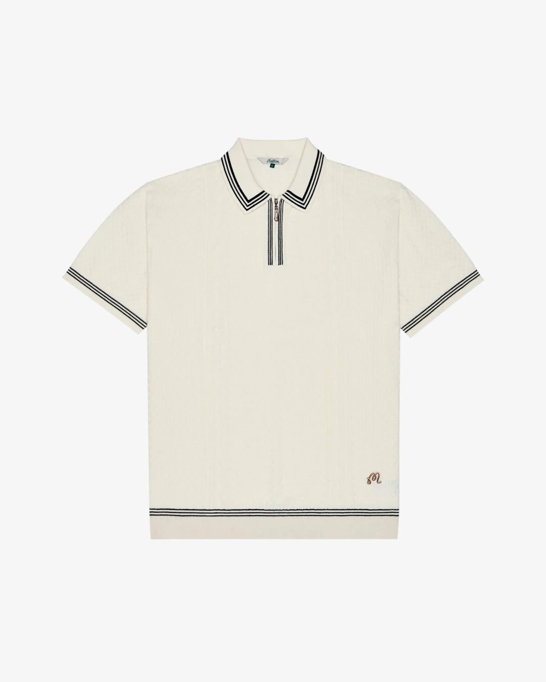 Malbon - Navarro Polo in Cream - Kalifornia Jean Bar