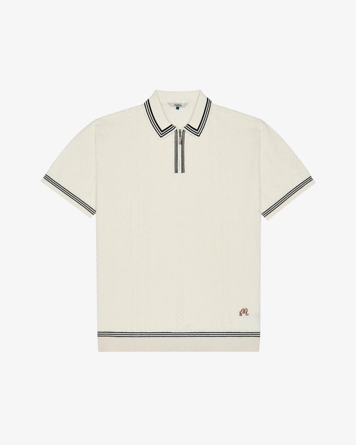 Malbon - Navarro Polo in Cream - Kalifornia Jean Bar