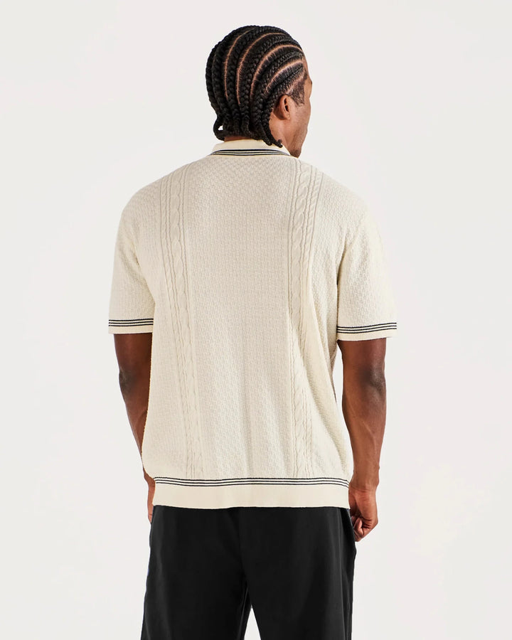 Malbon - Navarro Polo in Cream - Kalifornia Jean Bar